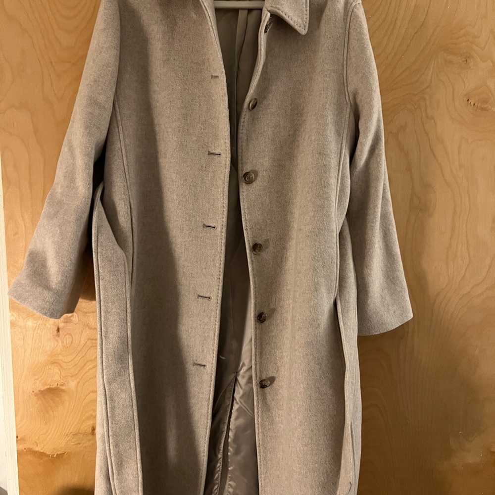 & Other Stories Belted Wool Coat in Tan